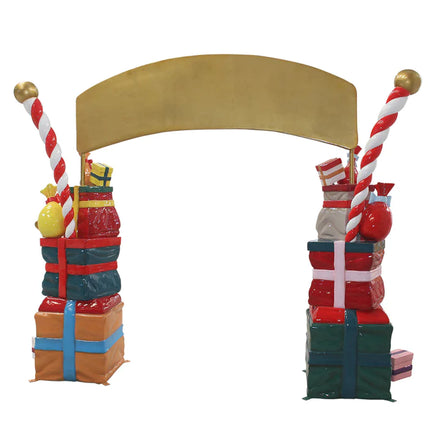 Merry Christmas Gifts Archway Entrance Statue - LM Treasures 