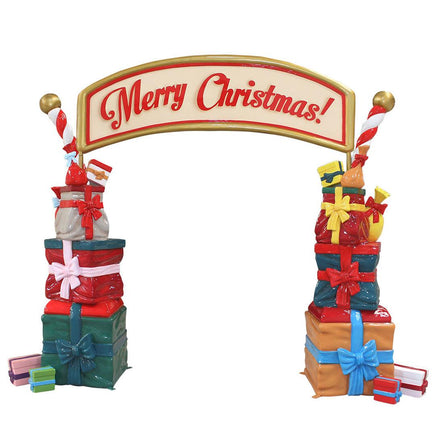 Merry Christmas Gifts Archway Entrance Statue - LM Treasures 