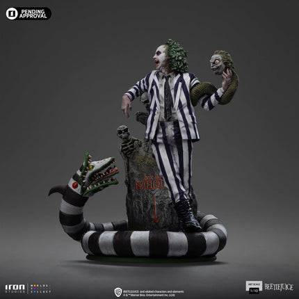 Beetlejuice from Beetlejuice Beetlejuice Statue Art Scale 1/10 Iron Studios LM Treasures - IR