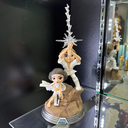 Luke & Leia Statue Star Wars MiniCo Iron Studios LM Treasures - IR