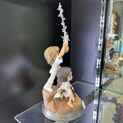Luke & Leia Statue Star Wars MiniCo Iron Studios LM Treasures - IR