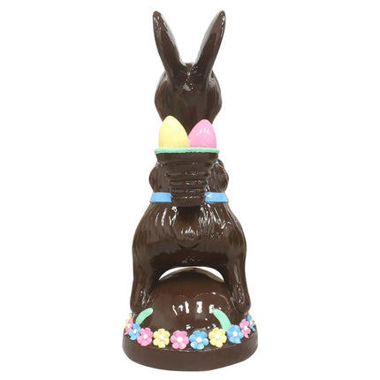 Chocolate Easter Bunny on Base Life Size Statue LM Treasures - T