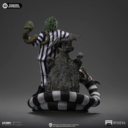 Beetlejuice from Beetlejuice Beetlejuice Statue Art Scale 1/10 Iron Studios LM Treasures - IR