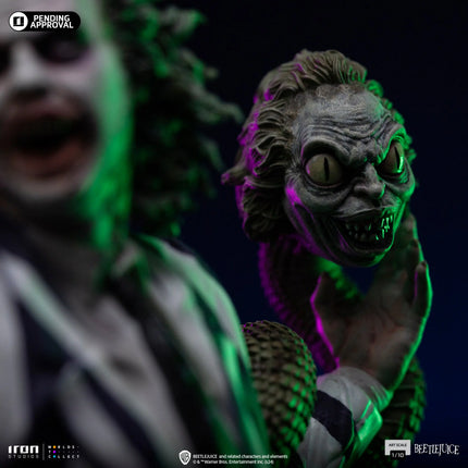 Beetlejuice from Beetlejuice Beetlejuice Statue Art Scale 1/10 Iron Studios LM Treasures - IR