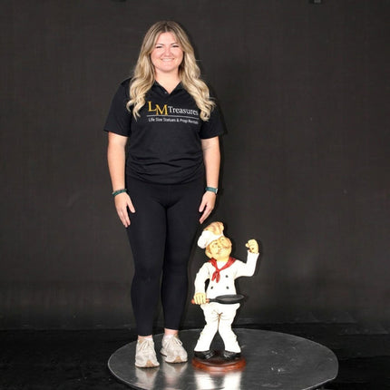 Pancake Chef Small Statue LM Treasures - H