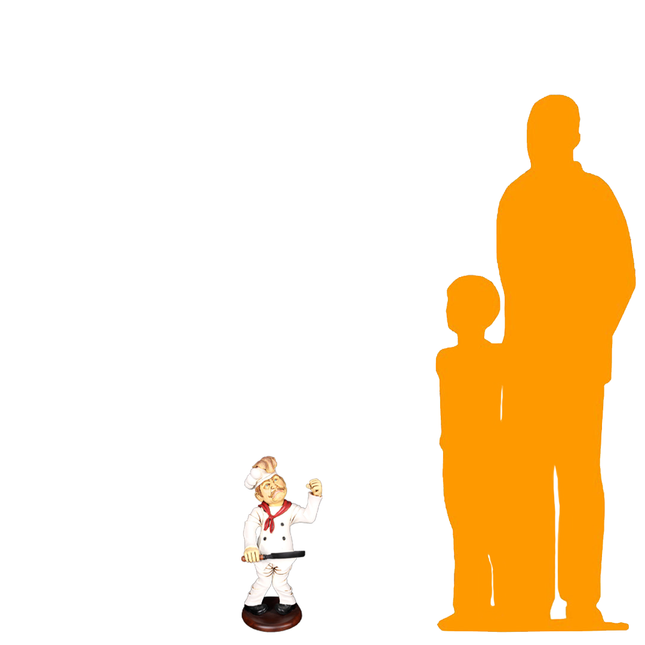 Pancake Chef Small Statue