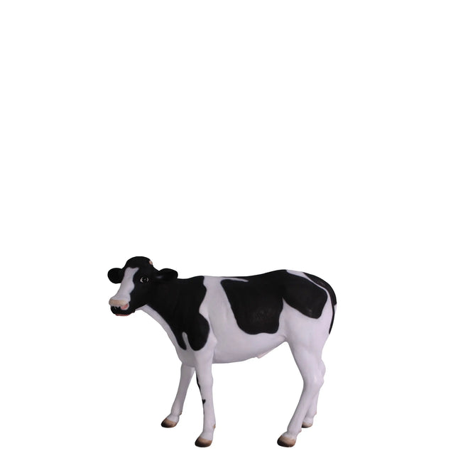 Baby Holstein Cow Life Size Statue