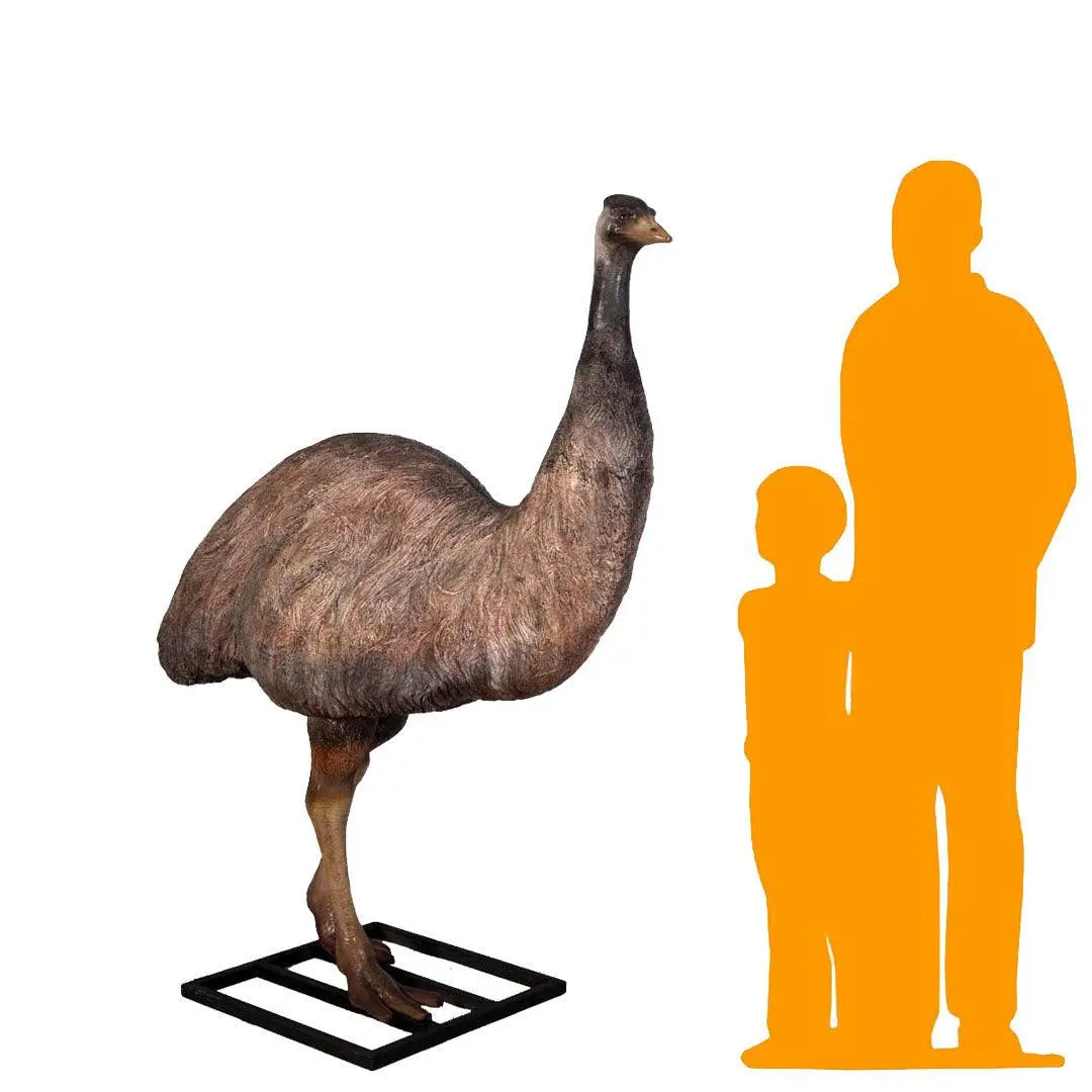Emus Size Brown Emu Large Bird Outback Life Size Statue Decor – LM Treasures