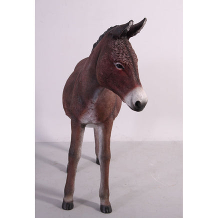 Brown Donkey No Basket Life Size Statue - LM Treasures 