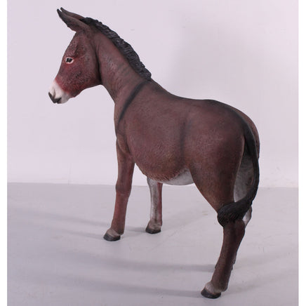 Brown Donkey No Basket Life Size Statue - LM Treasures 