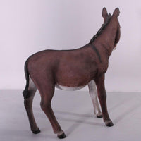 Brown Donkey No Basket Life Size Statue - LM Treasures 