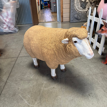 Merino Ewe Sheep Life Size Statue