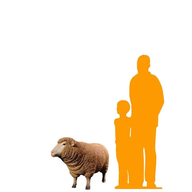 Merino Ewe Sheep Life Size Statue LM Treasures - H