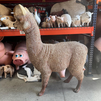 Alpaca Life Size Statue