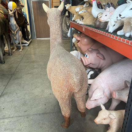 Alpaca Life Size Statue