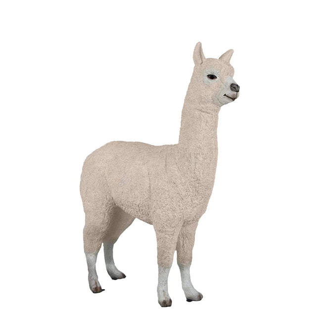 Light Brown Alpaca Life Size Statue - LM Treasures