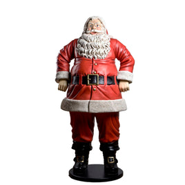 Jolly Santa Claus Christmas Life Size Statue - LM Treasures 