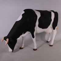 Large Holstein Cow Gazing Life Size Statue - LM Treasures 