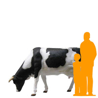 Large Holstein Cow Gazing Life Size Statue - LM Treasures 