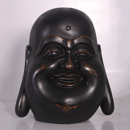 Jolly Buddha Head Statue