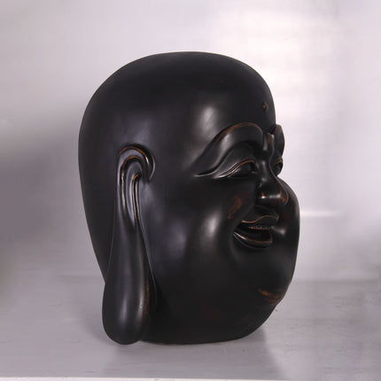 Jolly Buddha Head Statue