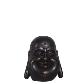 Jolly Buddha Head Statue