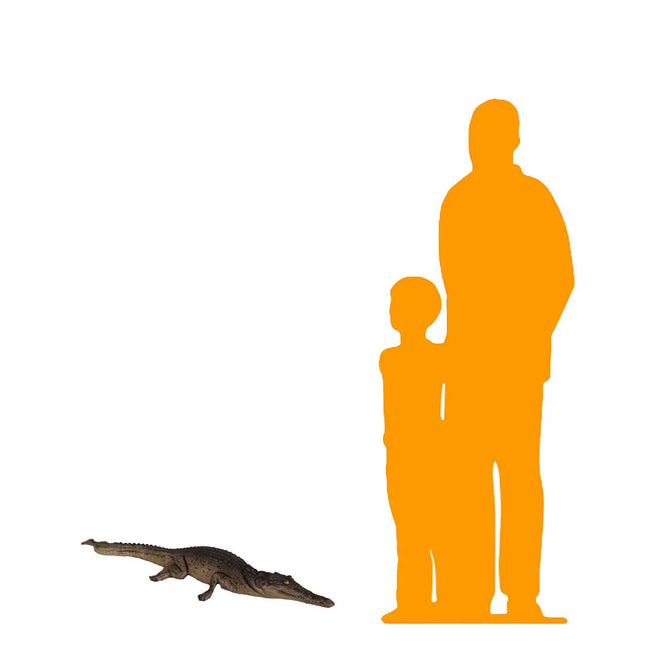 Resting Crocodile Life Size Statue LM Treasures - H