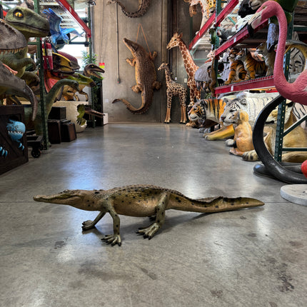 Walking Baby Crocodile Life Size Statue