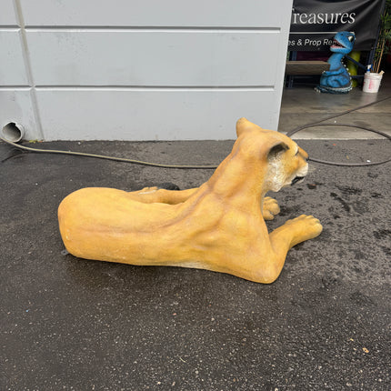 Laying Lioness Life Size Statue