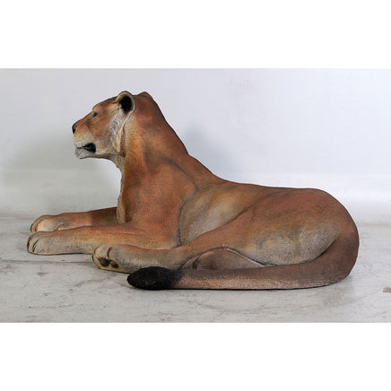 Laying Lioness Life Size Statue - LM Treasures 