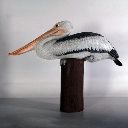 Pelican On Post Life Size Statue