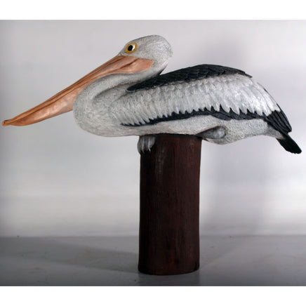Pelican On Post Life Size Statue - LM Treasures 