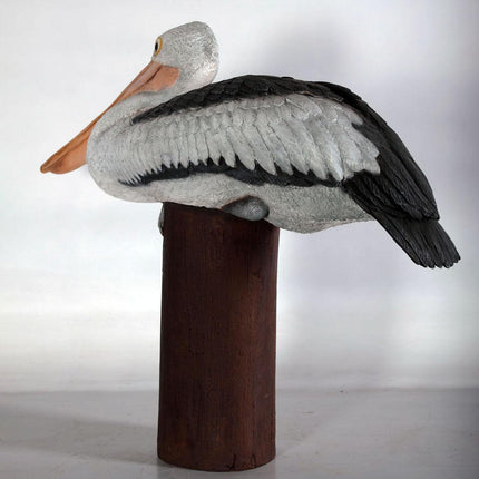 Pelican On Post Life Size Statue