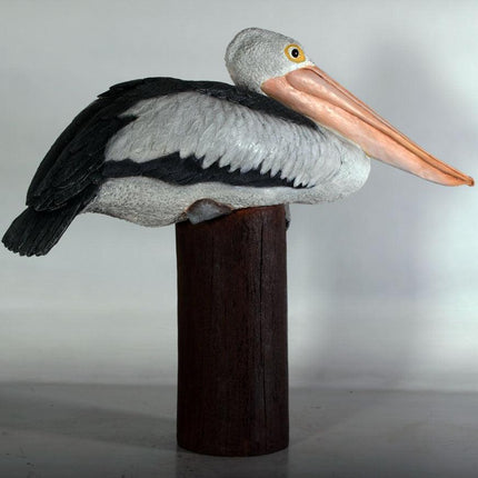 Pelican On Post Life Size Statue - LM Treasures 