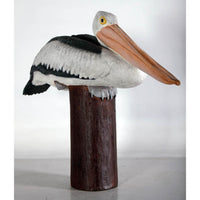 Pelican On Post Life Size Statue - LM Treasures 