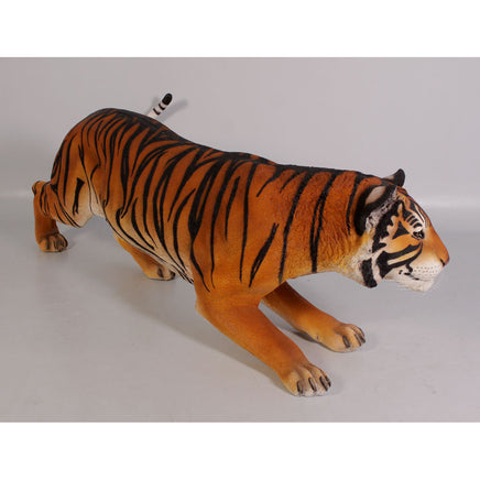 Crouching Bengal Tiger Life Size Statue - LM Treasures 