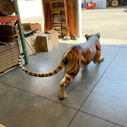 Crouching Bengal Tiger Life Size Statue