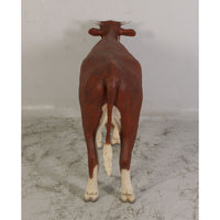 Hereford Steer Cow Life Size Statue - LM Treasures 