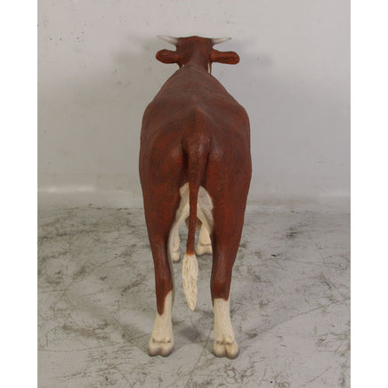 Hereford Steer Cow Life Size Statue - LM Treasures 