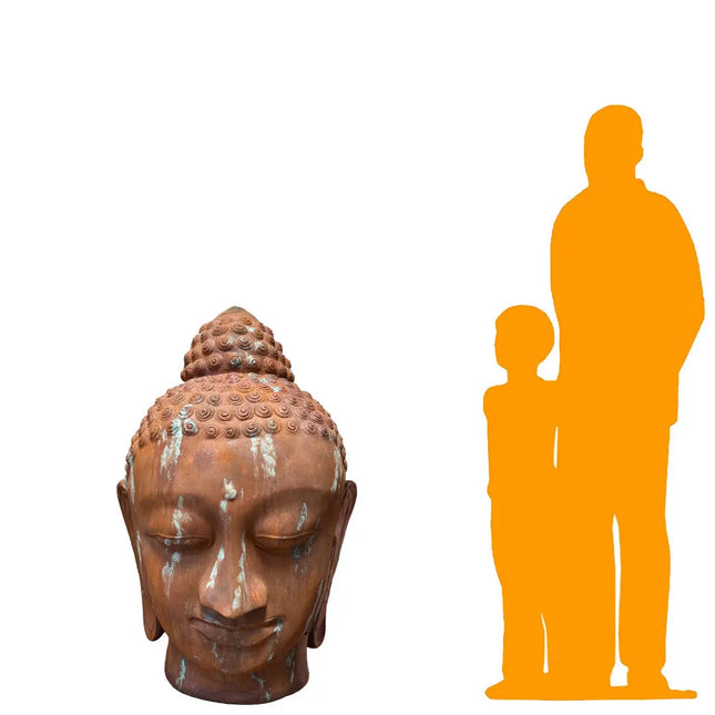 Thai Buddha Head Statue LM Treasures - H