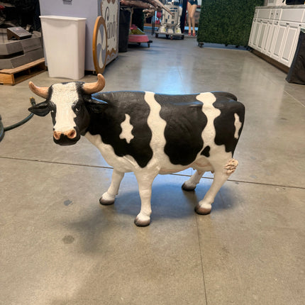 Small Holstein Cow Head Up Statue LM Treasures - H