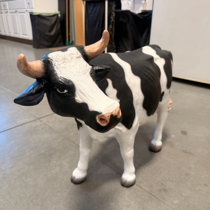 Small Holstein Cow Head Up Statue LM Treasures - H