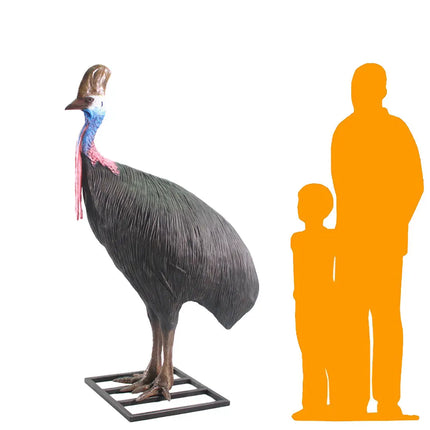 Cassowary Female Bird Life Size Statue LM Treasures - H