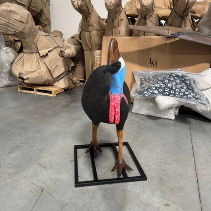 Cassowary Birds Set of 2 Life Size Statues LM Treasures - H
