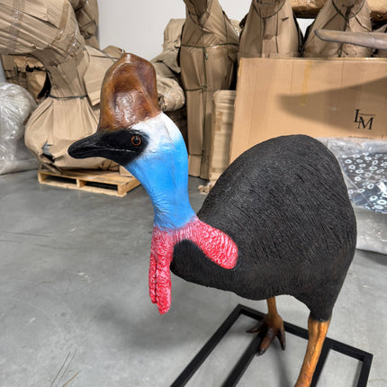 Cassowary Birds Set of 2 Life Size Statues LM Treasures - H