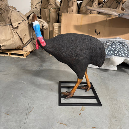 Cassowary Birds Set of 2 Life Size Statues LM Treasures - H