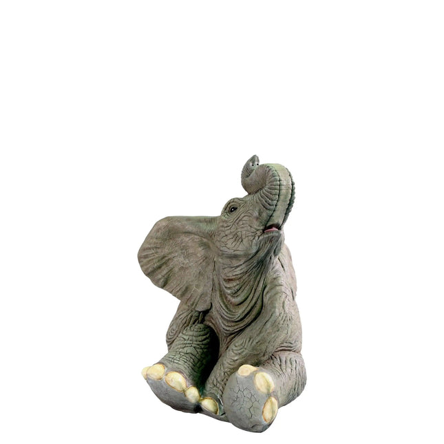 Sitting Elephant Fountain Statue LM Treasures - H