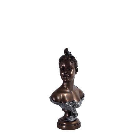 French Rose Bust Life Size Statue