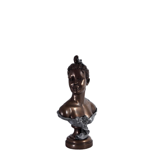 French Rose Bust Life Size Statue