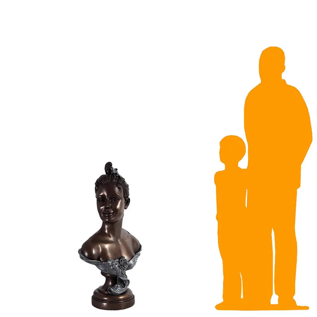 French Rose Bust Life Size Statue LM Treasures - H